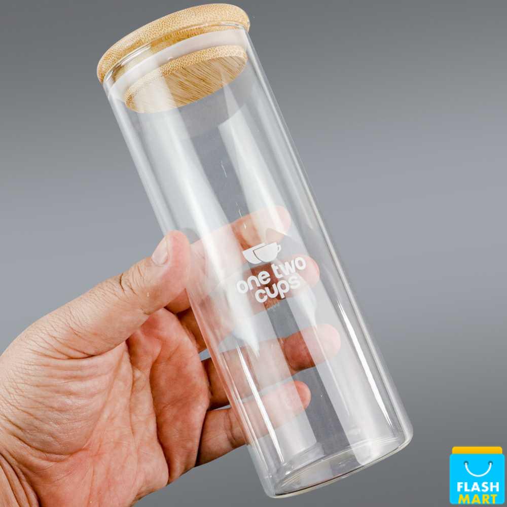 Flashmart Toples Kaca Penyimpanan Makanan Borosilicate Glass Jar - GH1270