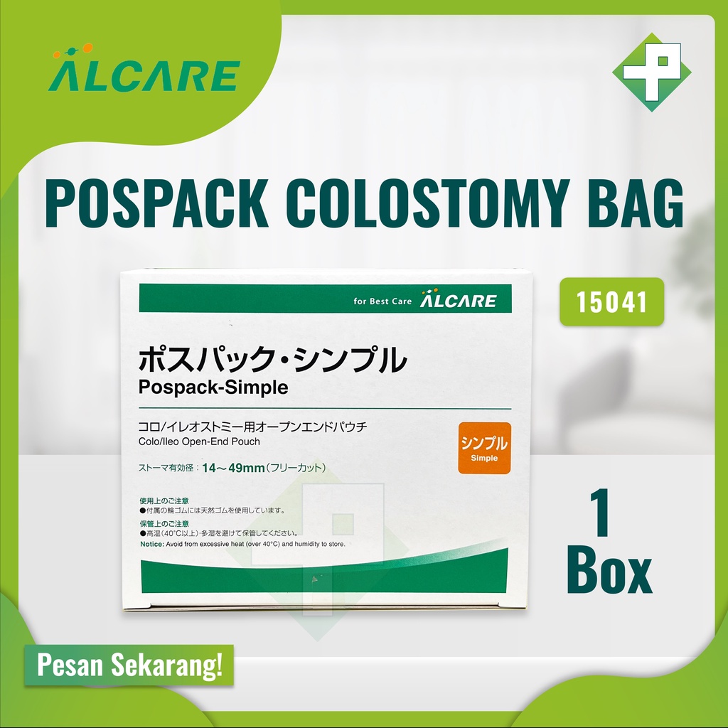 Colostomy Bag / Postpack Simple Alcare 15041 / Bayi Box isi 30's