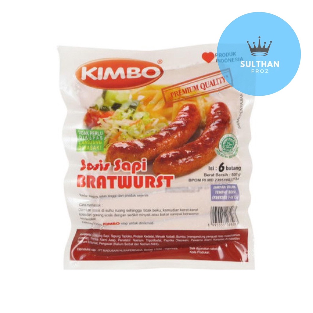 

KIMBO BRATWURST ISI 6 500GR