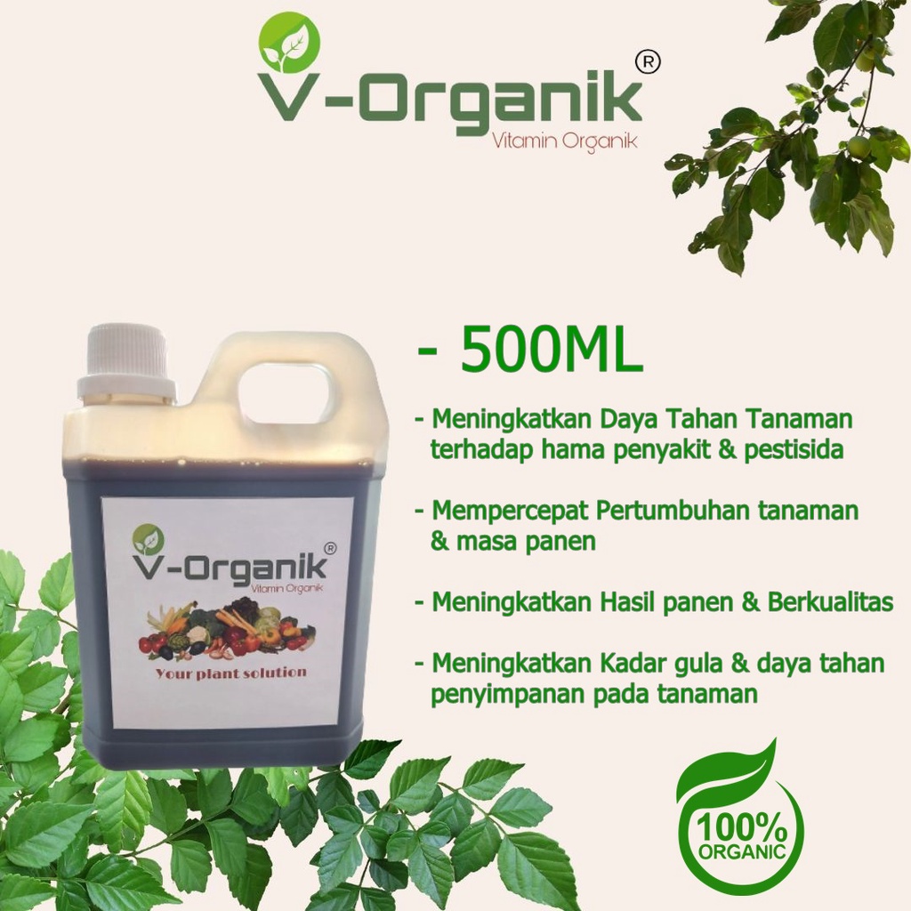 500ml Vitamin Tanaman Pupuk Cair V organik