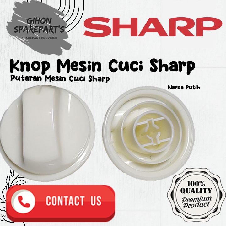 KNOP MESIN CUCI SHARP/PUTARAN MESIN CUCI SHARP