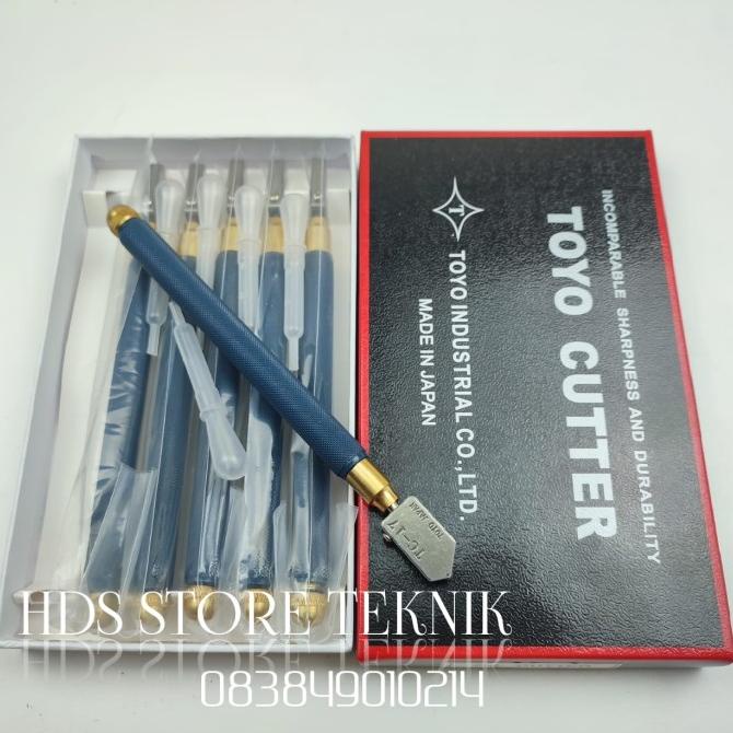 

terlaris alat pisau potong kaca TC 17 toyo cutter original in japan