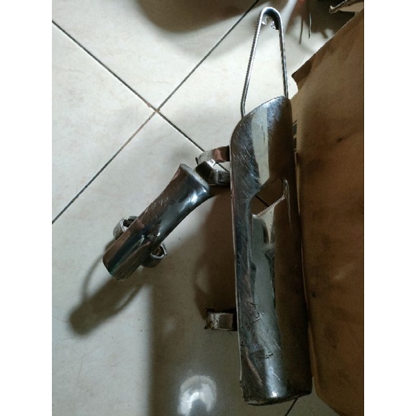 tameng knalpot scorpio G