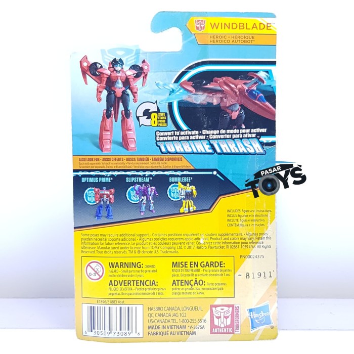 Windblade Turbin Trash Transformers Cyberverse Scout #Original