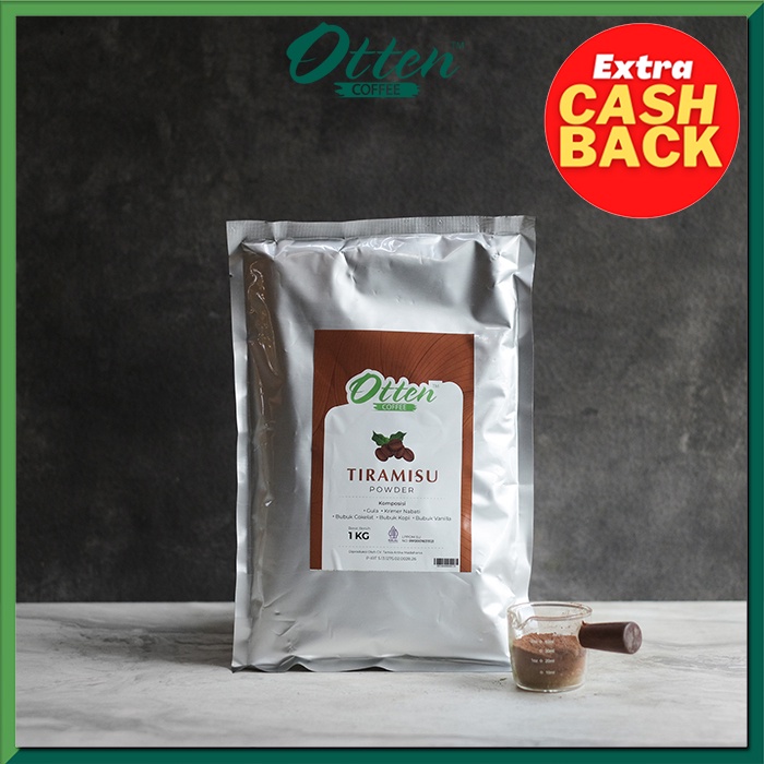 Otten - Tiramisu Powder 1 Kg - Minuman Bubuk
