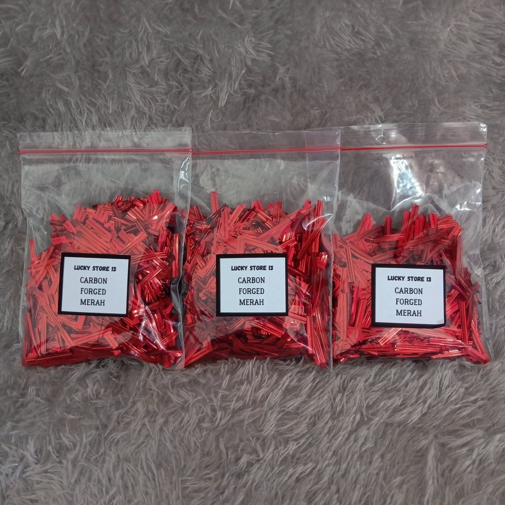 Reparasi Good Carbon Forged Premium Ukuran Lebar 10Gr Serat Campuran Karbon Forget Warna Warni Fiber