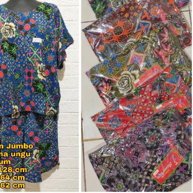 ☇ Setelan jumbo kencana ungu ➷