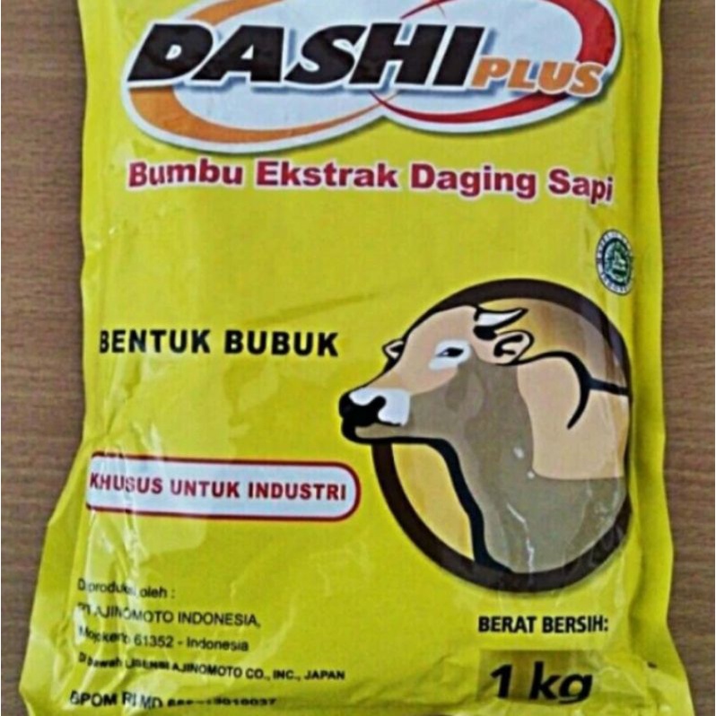 

Ajinomoto dashi plus bumbu kaldu penyedap rasa sapi
