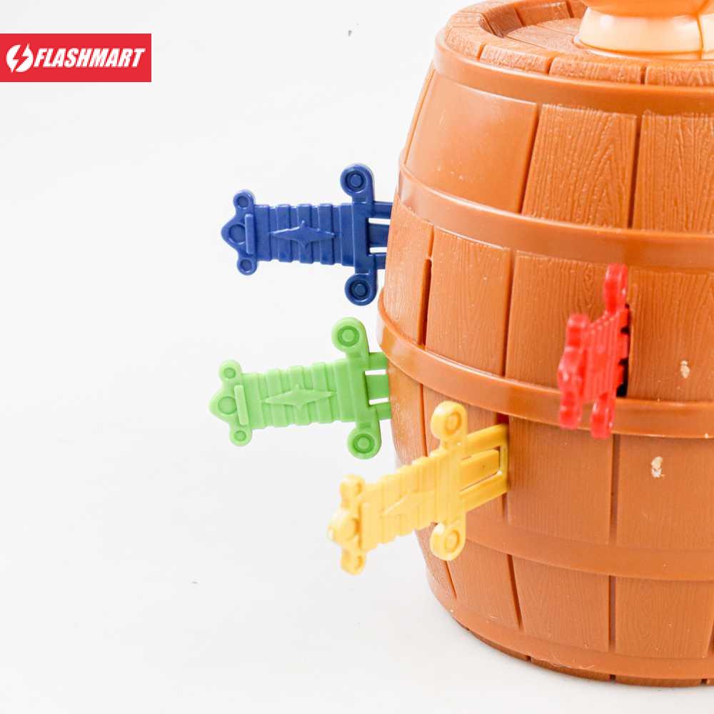 Flashmart Crazy Pirates Roulette Lucky Barrel Running Man Game - YF555