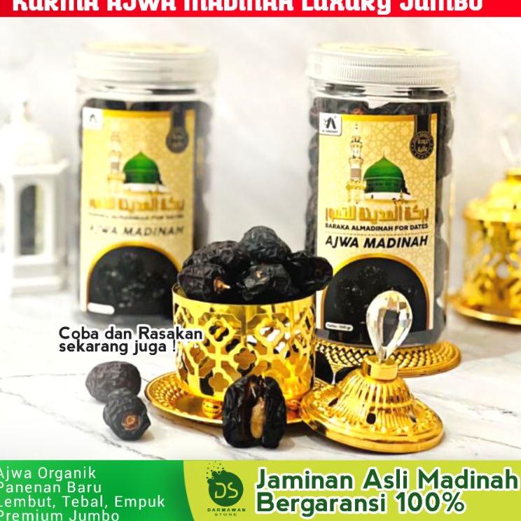 

Diminati KURMA AJWA MADINAH BARAKA PREMIUM SUPER JUMBO ASLI 100% ORIGINAL LUXURY VIP
