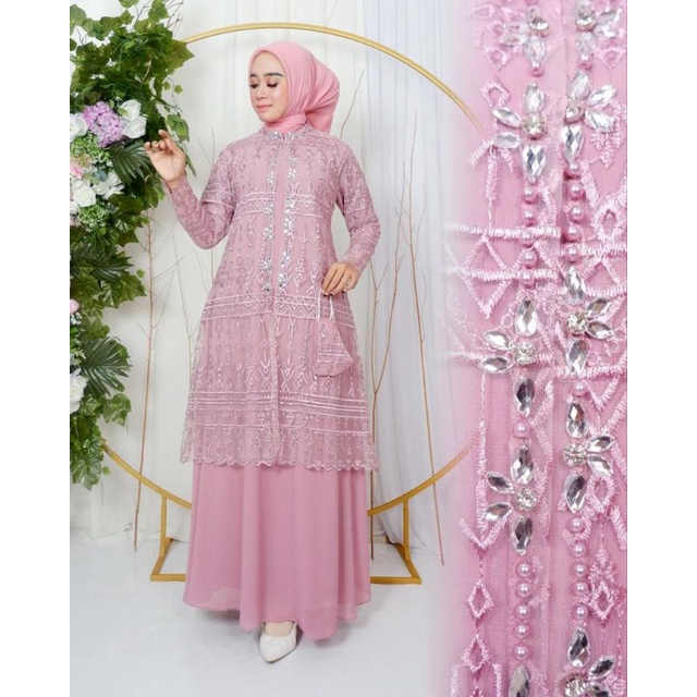 Gamis Tile Yasmin Dress Terbaru / Gamis Tile Seragaman / Gamis / Gamis Kondangan / Gamis Tile / Gamis Brokat / Gamis Pesta / Gamis Wisuda / Gamis Kebaya / Gamis Cantika / Kebaya