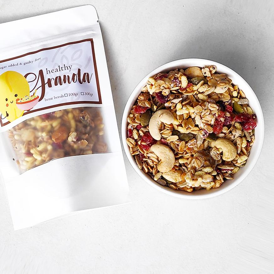 

♤ HEALTHY GRANOLA 300GR / SEREAL / SARAPAN BERGIZI ☟