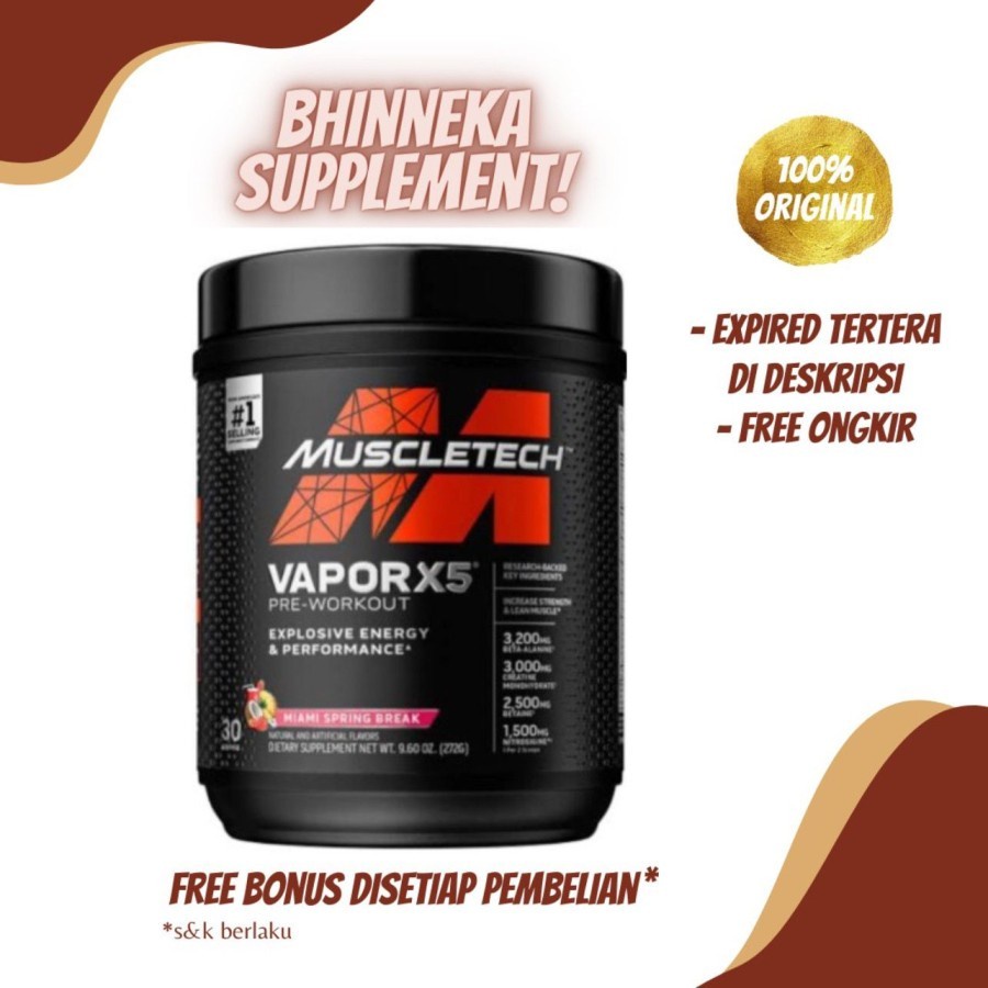 Muscletech Nano Vapor X5 Pwo Preworkout Pre Workout Energybooster Muscletech Vapor X5 Pwo Pre-Workou