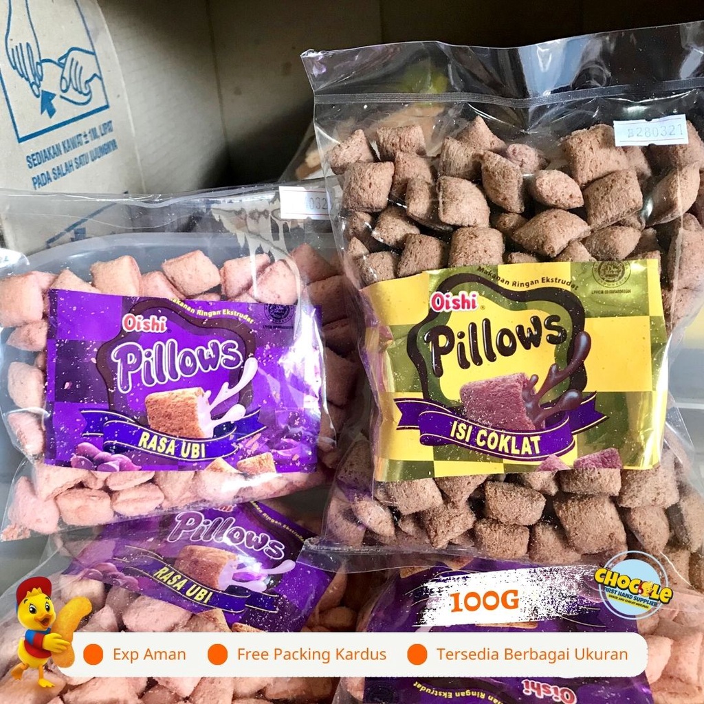 

PROMO 1.1 OISHI PILLOW 100G || PUSAT GROSIR SNACK & COKLAT KILOAN ORIGINAL II CEMILAN INDOFOOD