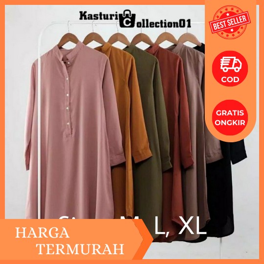 Tunik Wanita Terbaru 2023 Kekinian / Tunik Wanita Katun Tille Bordir  Puring Herme Silk Premium / Tu