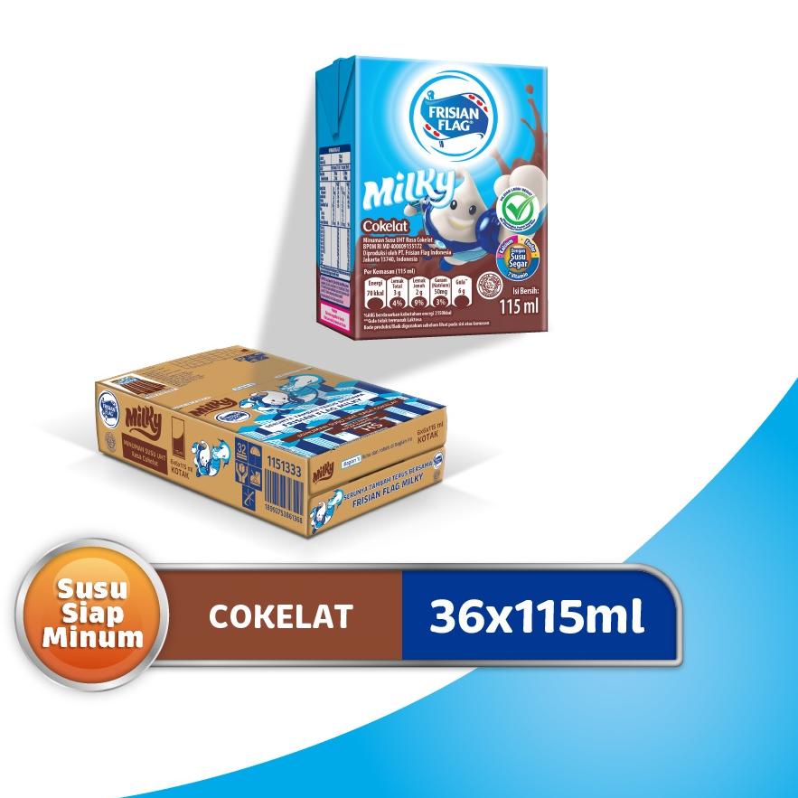 

★ Frisian Flag UHT Milky Chocolate 115ml (36pcs) Multipack ☃