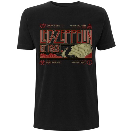 Kaos Oblong Distro Led Zeppelin "Zeppelin Smoke"