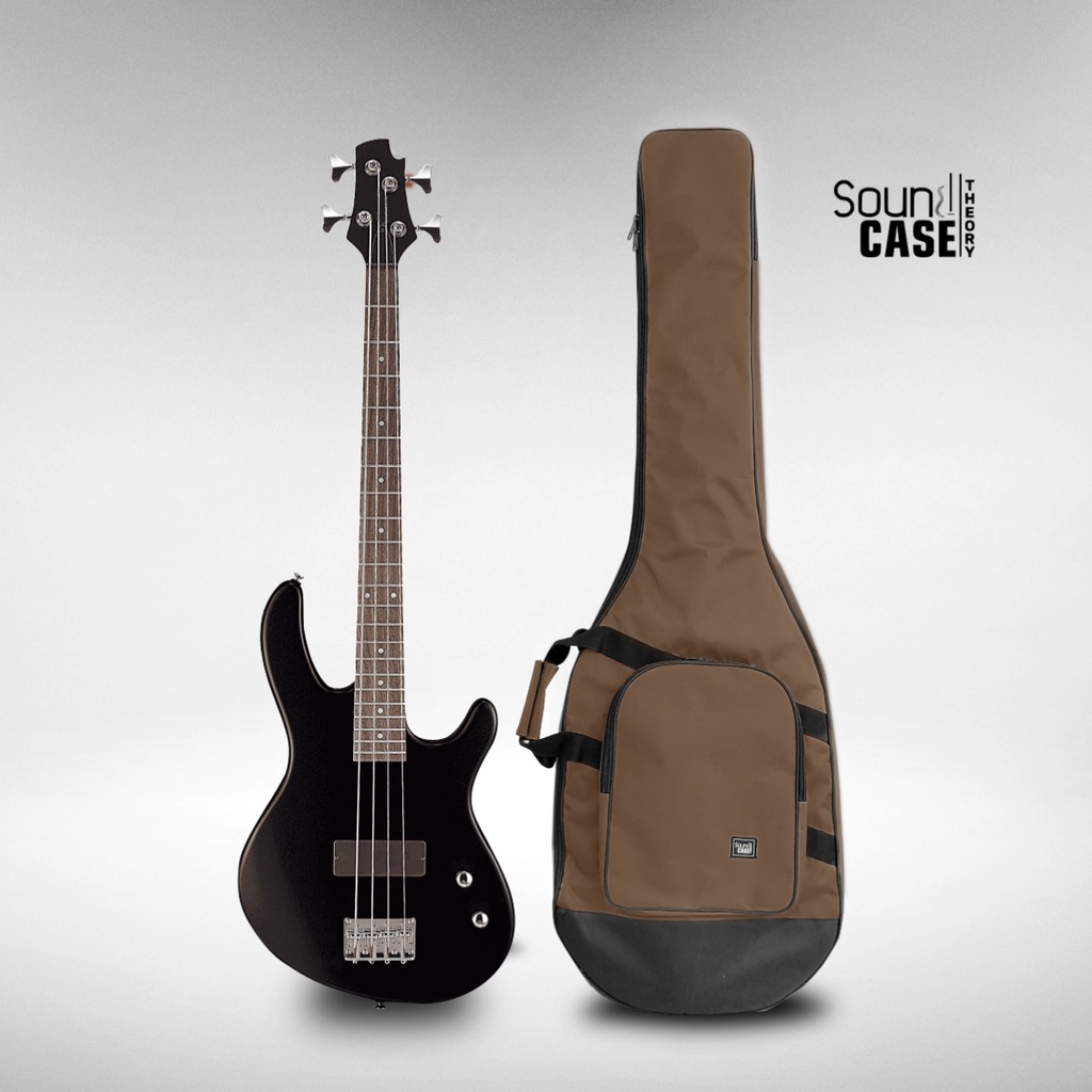 Softcase Bass Elektrik Dark Brown / Tas Bass Elektrik Coklat Tua