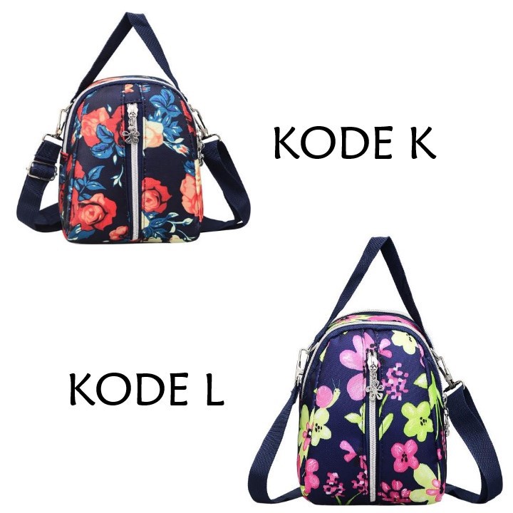 FYGALERY FYG1213 Tas Selempang Wanita Motif Slempang Mini Bahan Oxford Murah Fashion Bag