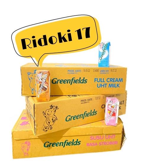 

◌ Susu UHT Greenfields 125ml Full Cream Strawberry Chocomalt karton dus isi 40 pcs ✱