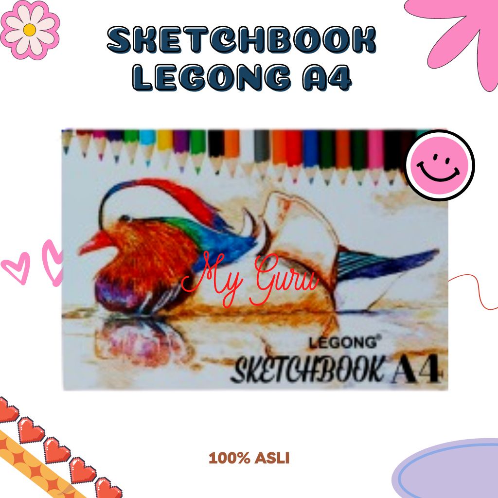 

[PCS] WATERCOLOR / SKETCH BOOK A4 LEGONG