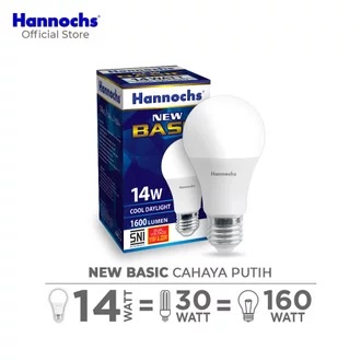 Lampu LED Murah Hannochs BASIC 17 watt GARANSI SNI