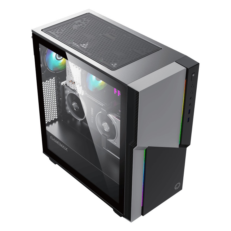 Casing Gamemax Ninja COC ZORRO E-ATX ARGB Tempered Glass PC Case