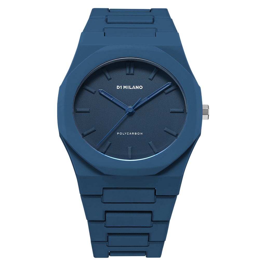 Jam Tangan D1 Milano Polycarbon Bracelet - Monochrome Blue - D1-PCBJ21
