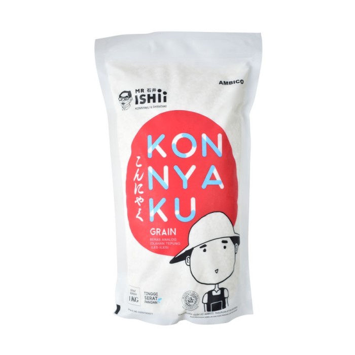 

Shirataki Konnyaku Rice Beras Shirataki 1kg