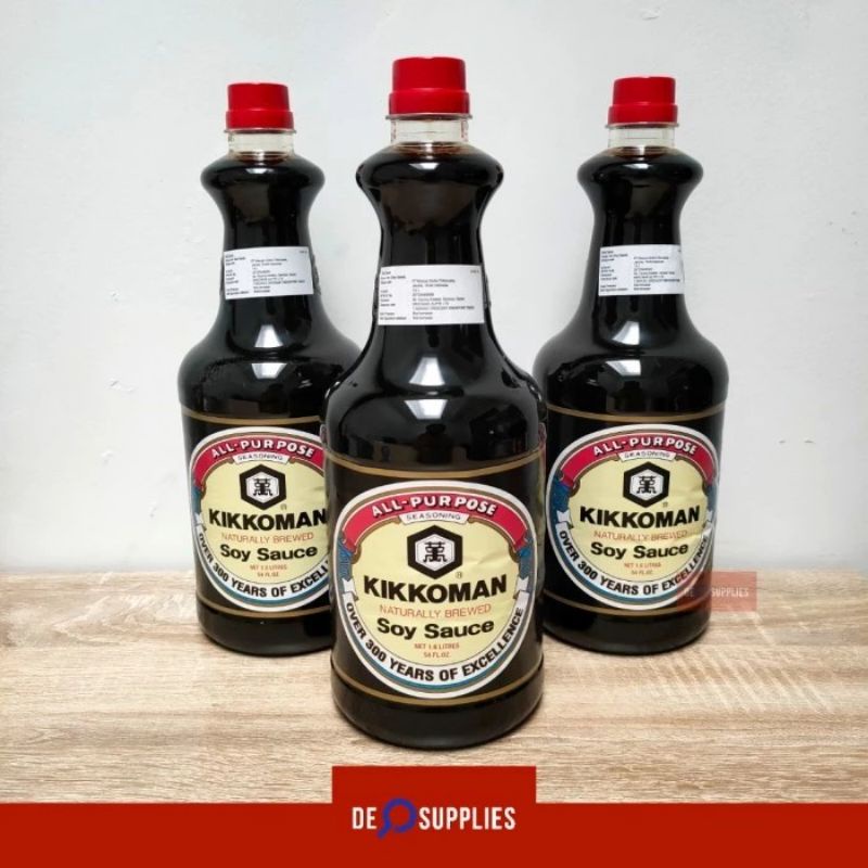 

Kikkoman Shoyu Premium Soy Sauce 1.6L - Kecap Asin Jepang Resto