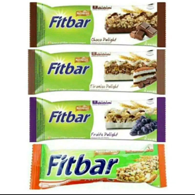 Fitbar Camilan Instan Untuk Diet Rasa Tiramisu/ Choco/ Fruits 22g