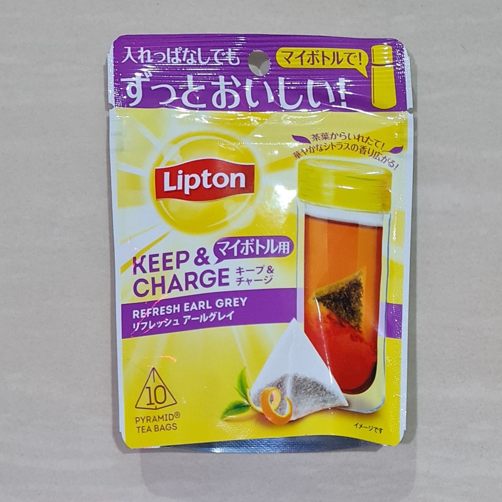 

Lipton Keep and Charge Refresh Earl Grey Pyramid Tea Bags 10 x 2 Gram