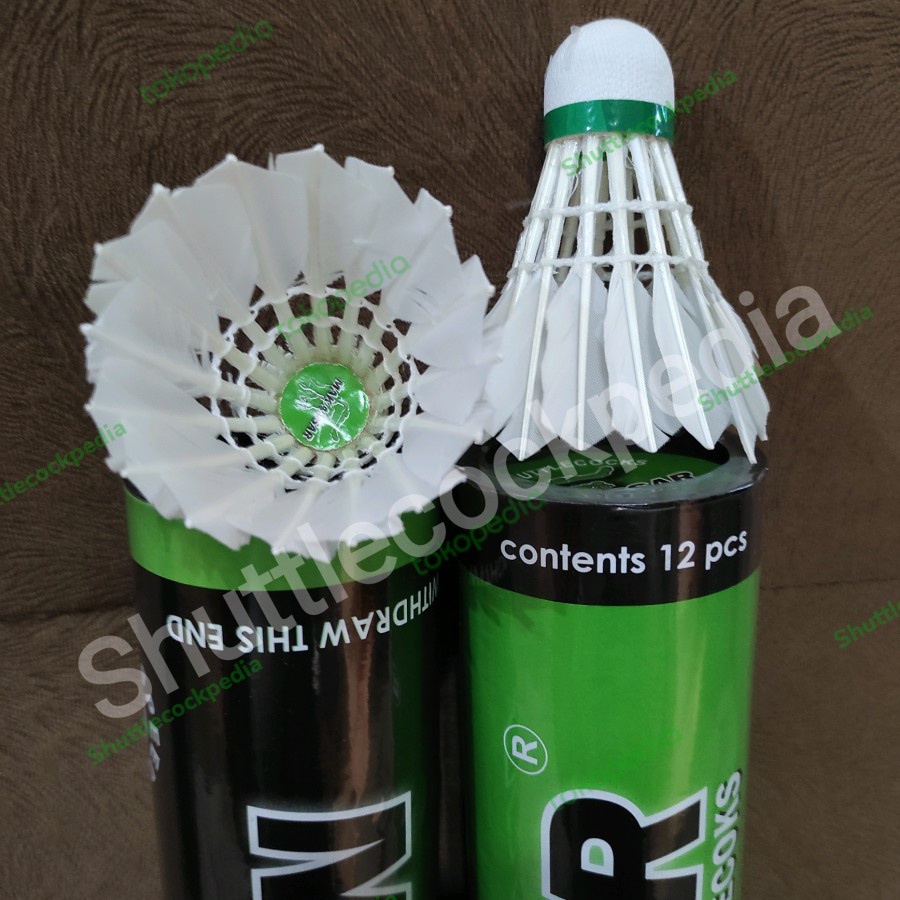 Shuttlecock Cock Kok Bola Badminton Makassar Hijau Original