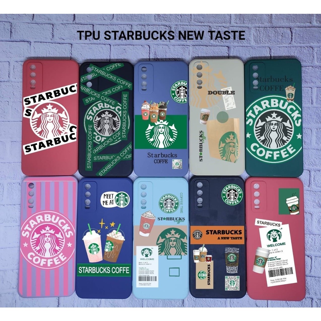 CASE STARBUCK NEW / CASE HP VIVO Y15S / Y16 / Y19 / CASE LUCU