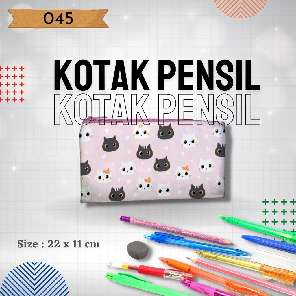 

Tempat Pencil, Pena untuk TK,SD,SMP,SMA,dan Mahasiswa Gambar kucing 045