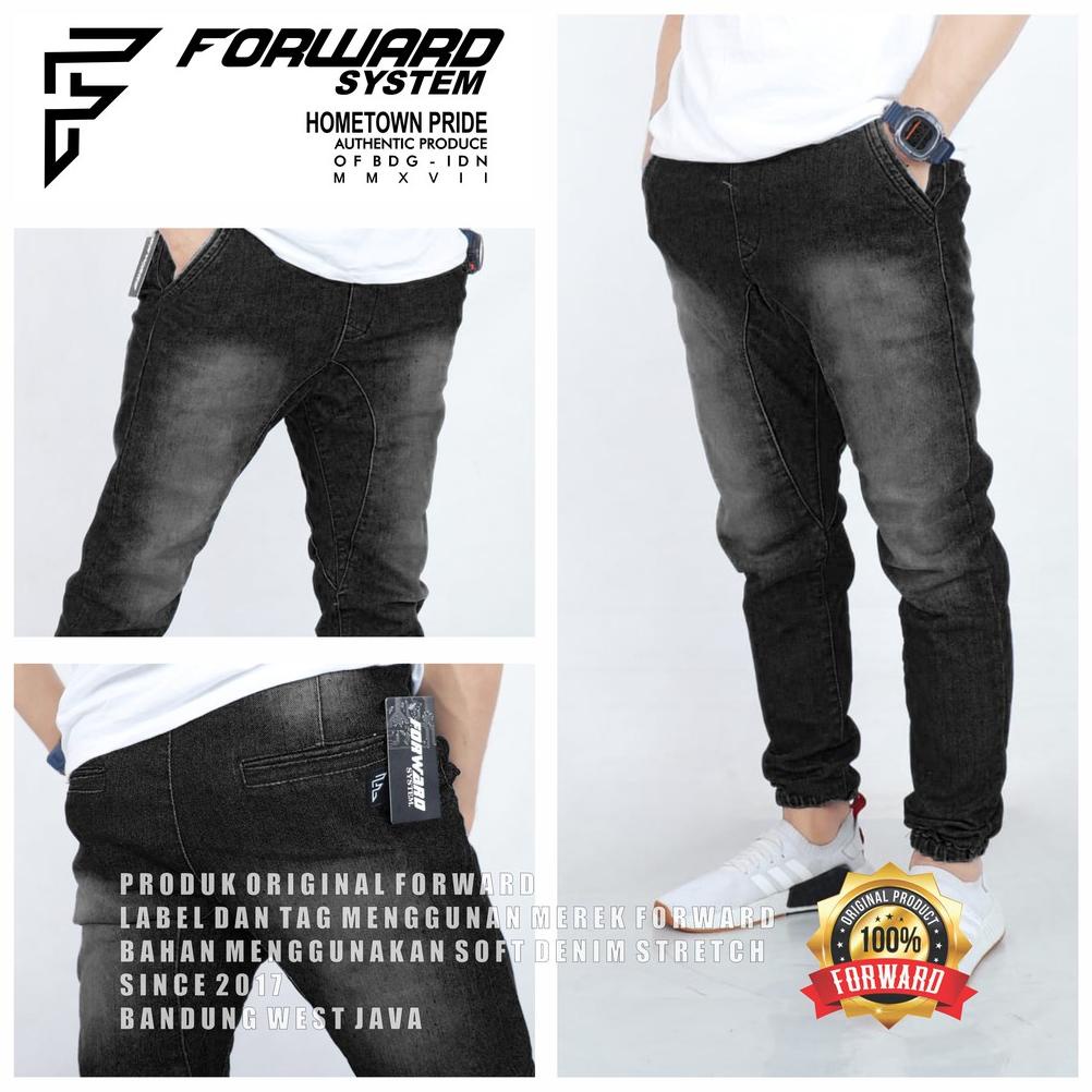 Celana Joger Jogger Pria Denim Jeans Forward