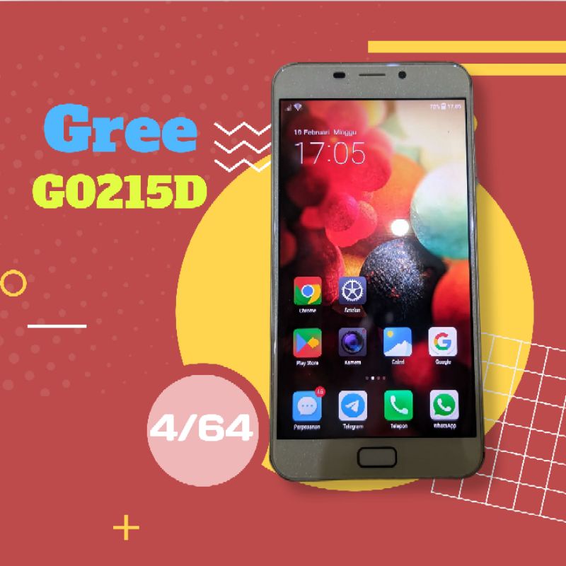 Android Gree G0215D 4/64 second