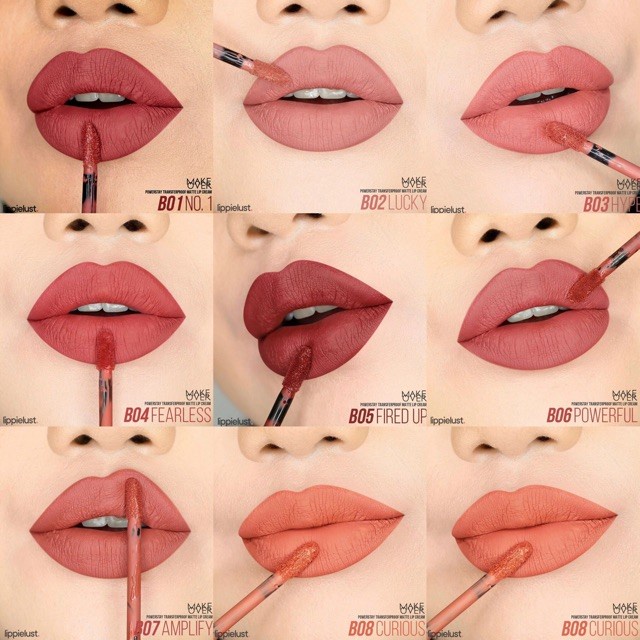 Make Over PowerStay Transferproof Matte Lip Cream Lipstik Color