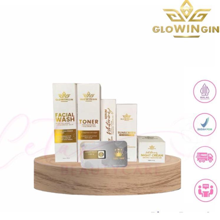 ➵ GLOWINGIN SKINCARE WHITENING FREE LM ✭