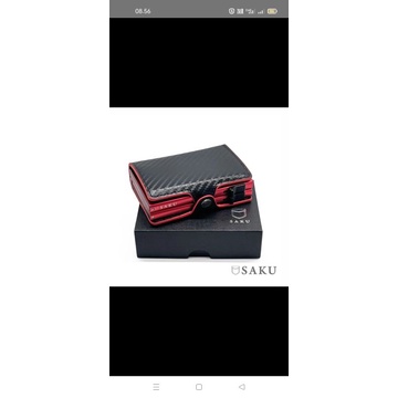 Dompet Pria SAKU Dompet Kartu Card Holder Dompet Kecil RFID Wallet Dompet Mini