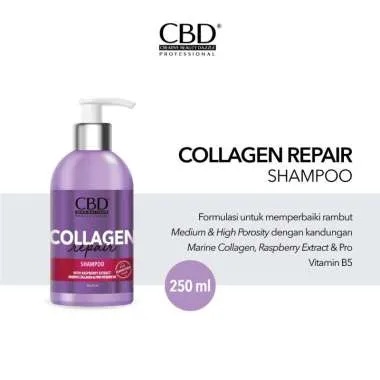 CBD Professional -  Collagen Repair Shampoo (250 ml) / Conditioner (250 ml) / Hair Mask (500 gr)