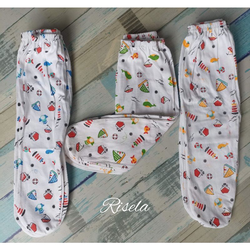 6 PCS CELANA BAYI TUTUP KAKI/CELANA KODOK/CELANA PANJANG BAYI BARU LAHIR