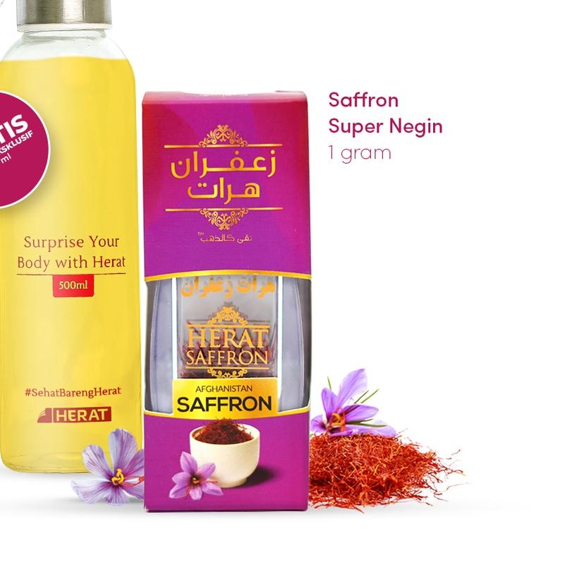 

▼ Herat Saffron - Safron Grade A Super Negin 1 Gram Original Herat Best Quality Safron Afghanistan ❁