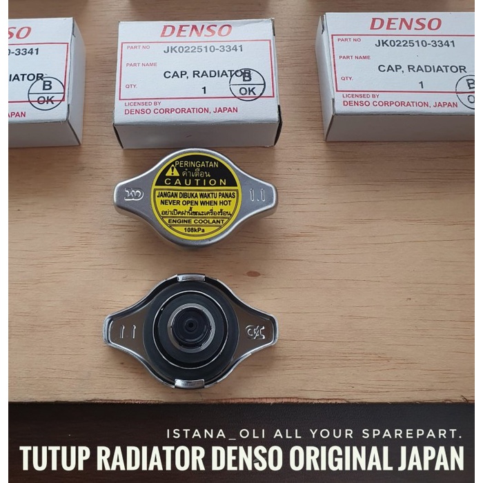 Tutup Radiator Avanza Xenia Grand max Luxio Terios Rush Original Denso Japan