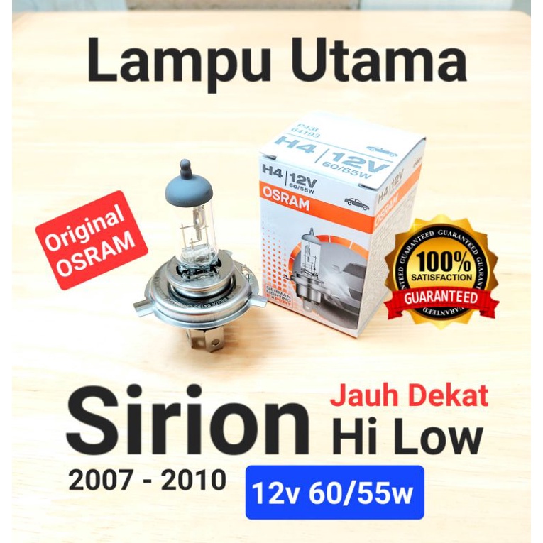 Lampu Utama Headlamp Sirion 2007 2008 2009 2010 Jauh Dekat Asli Ori