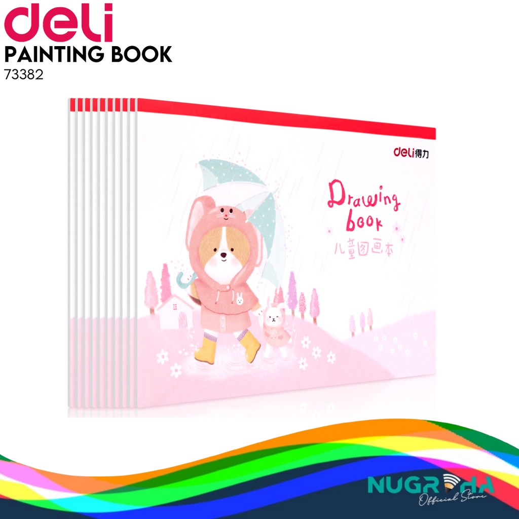 

DELI Drawing Book Buku Gambar 260 mm x 182 mm 20 s 73381
