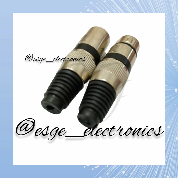 $$$$] SET JACK MIC CANON JEK SOKET MIC CANON AKAI SOCKET MIC CANON JACK MIC