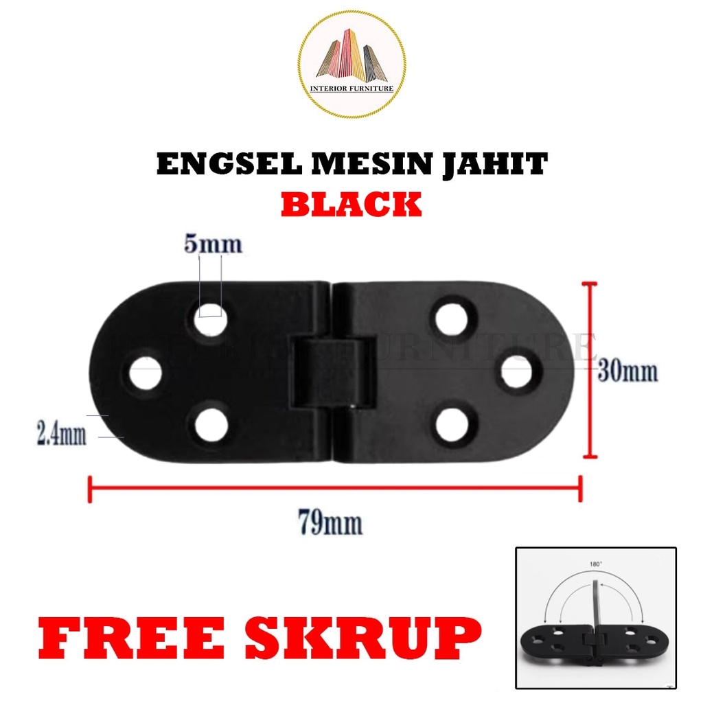 Engsel Meja Lipat - Engsel Mesin Jahit Flap Hinges