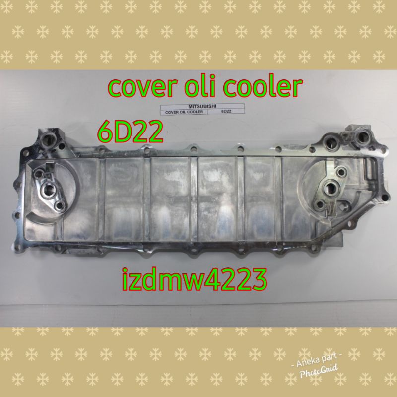 cover oil cooler cover oli cooler mitsubishi fuso 6d22
