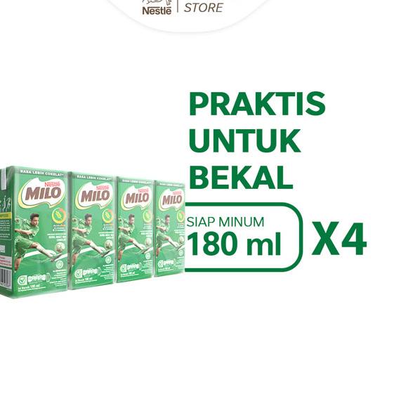 

Paling Laku MILO ACTIV-GO UHT Susu Coklat 180ml - 4 pcs